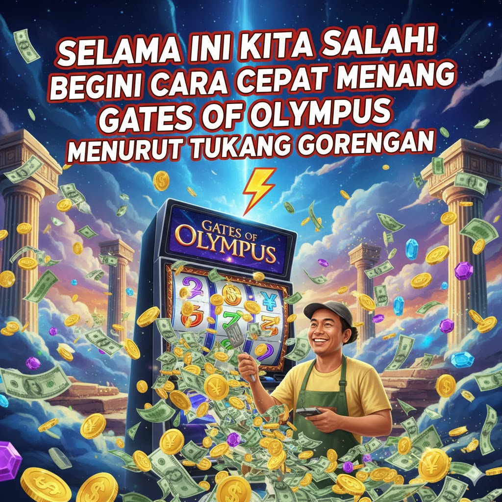 Ternyata Selama Ini Kita Salah! Begini Cara Cepat Menang Gates Of Olympus Menurut Tukang Gorengan!