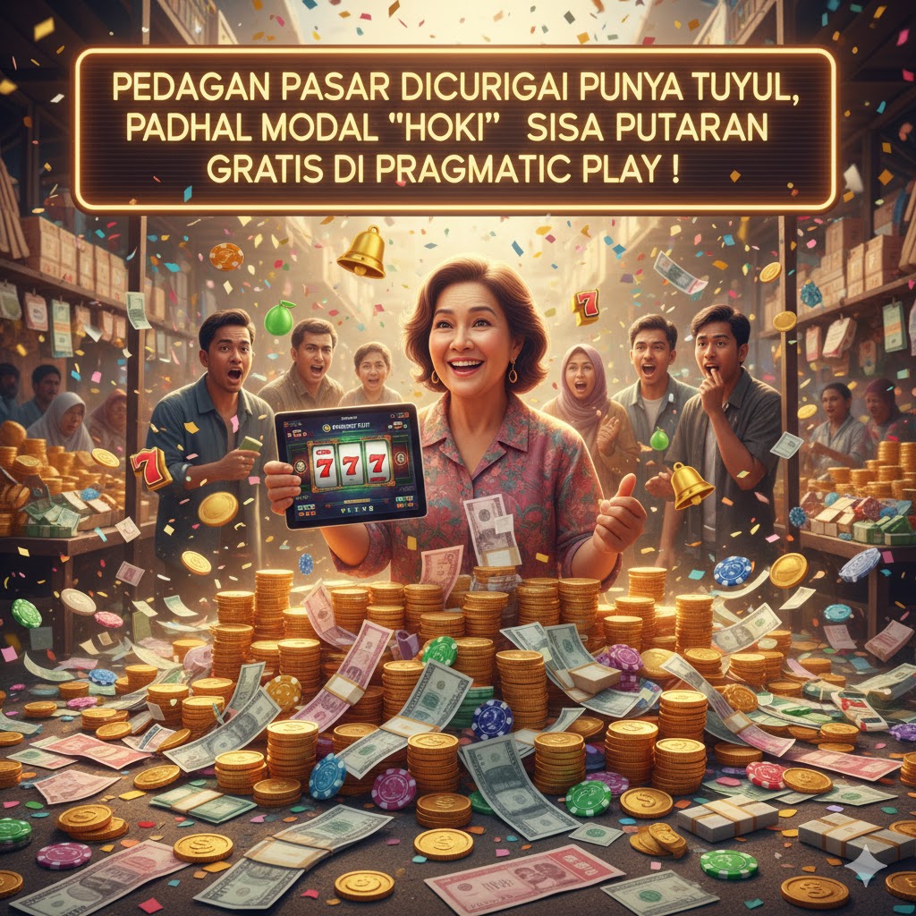 Pedagang Pasar Ini Dicurigai Punya Tuyul, Padahal Modalnya Cuma 'Hoki' Sisa Putaran Gratis di Pragmatic Play!