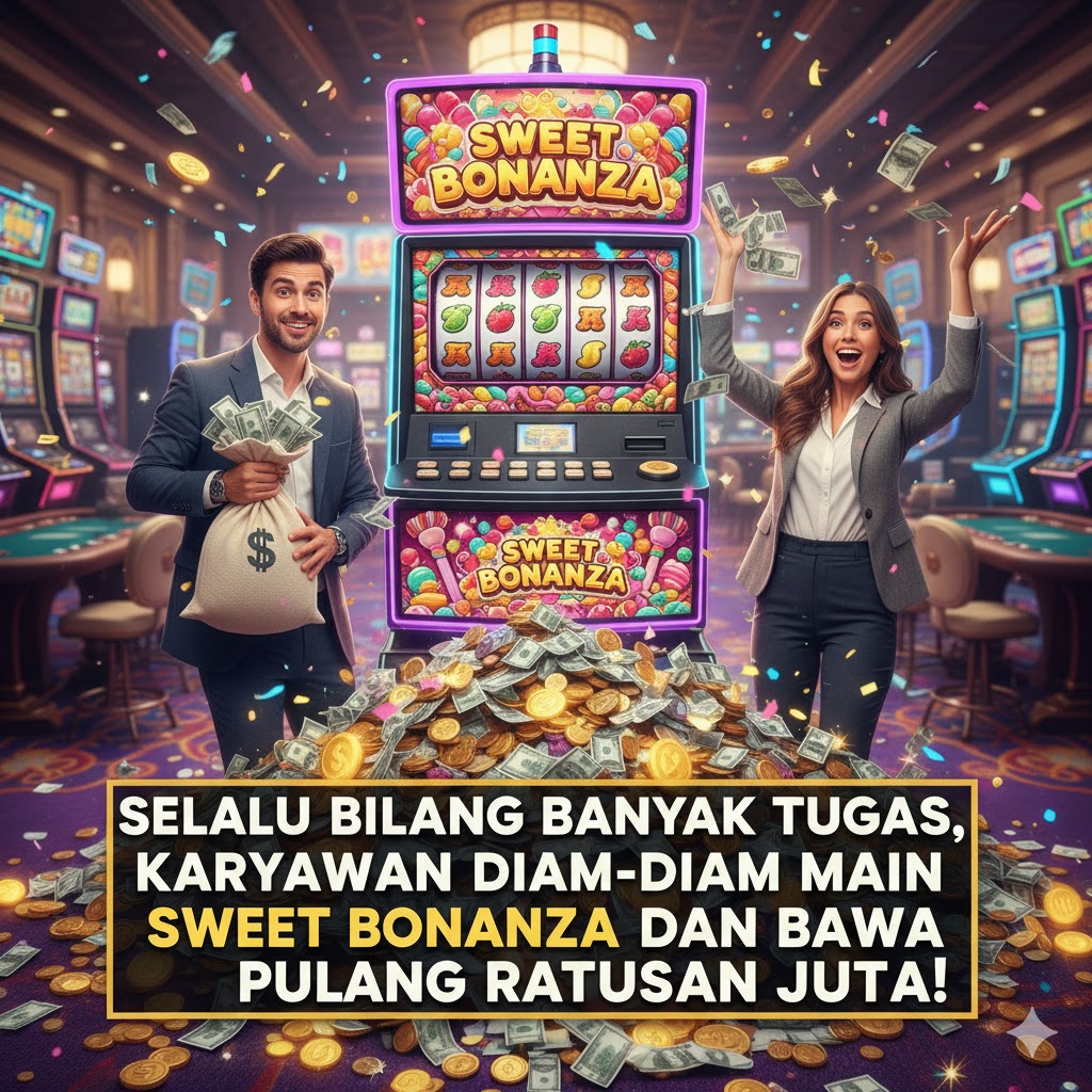 Selalu Bilang Banyak Tugas, Karyawan Ini Sembunyi-Sembunyi Main Sweet Bonanza dan Bawa Pulang Uang Ratusan Juta!