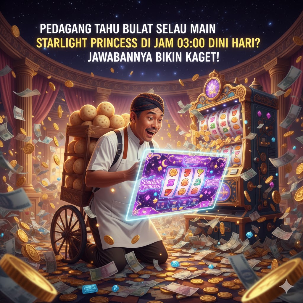 Kenapa Pedagang Tahu Bulat Selalu Main Starlight Princess di Jam 03.00 Dini Hari? Jawabannya Mengejutkan!