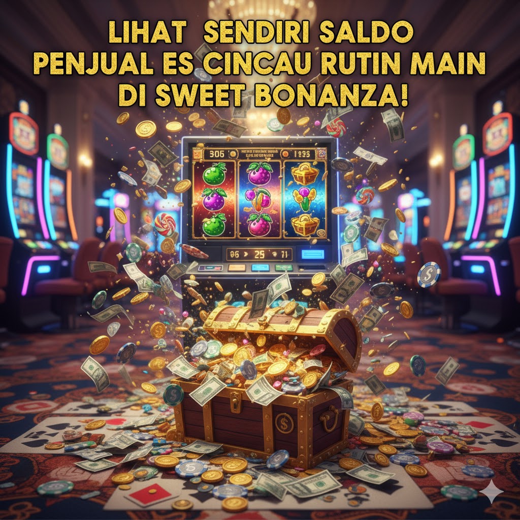 Lihat Sendiri Saldo Penjual Es Cincau Setelah Rutin Main di Sweet Bonanza!