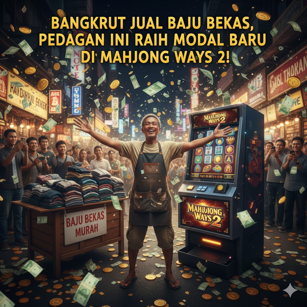 Setelah Bangkrut Jual Baju Bekas, Pedagang Ini Raih Modal Baru Hanya dalam 30 Menit Bermain Mahjong Ways 2!