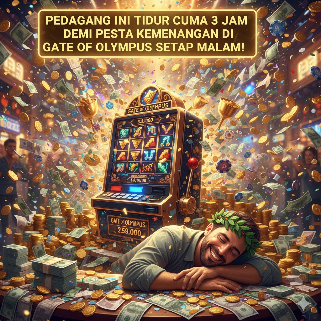 Pedagang Ini Tidur Cuma 3 Jam Demi Jualan dan Pesta Kemenangan di Gate Of Olympus Setiap Malam!