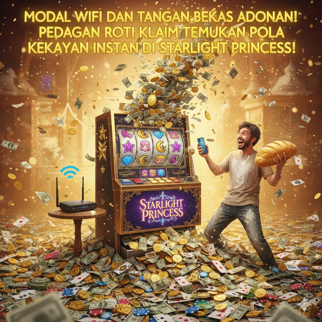 Hanya dengan Modal WiFi dan 'Hoki' Tangan Bekas Adonan! Pedagang Roti Ini Klaim Temukan Pola Kekayaan Instan di Starlight Princess!