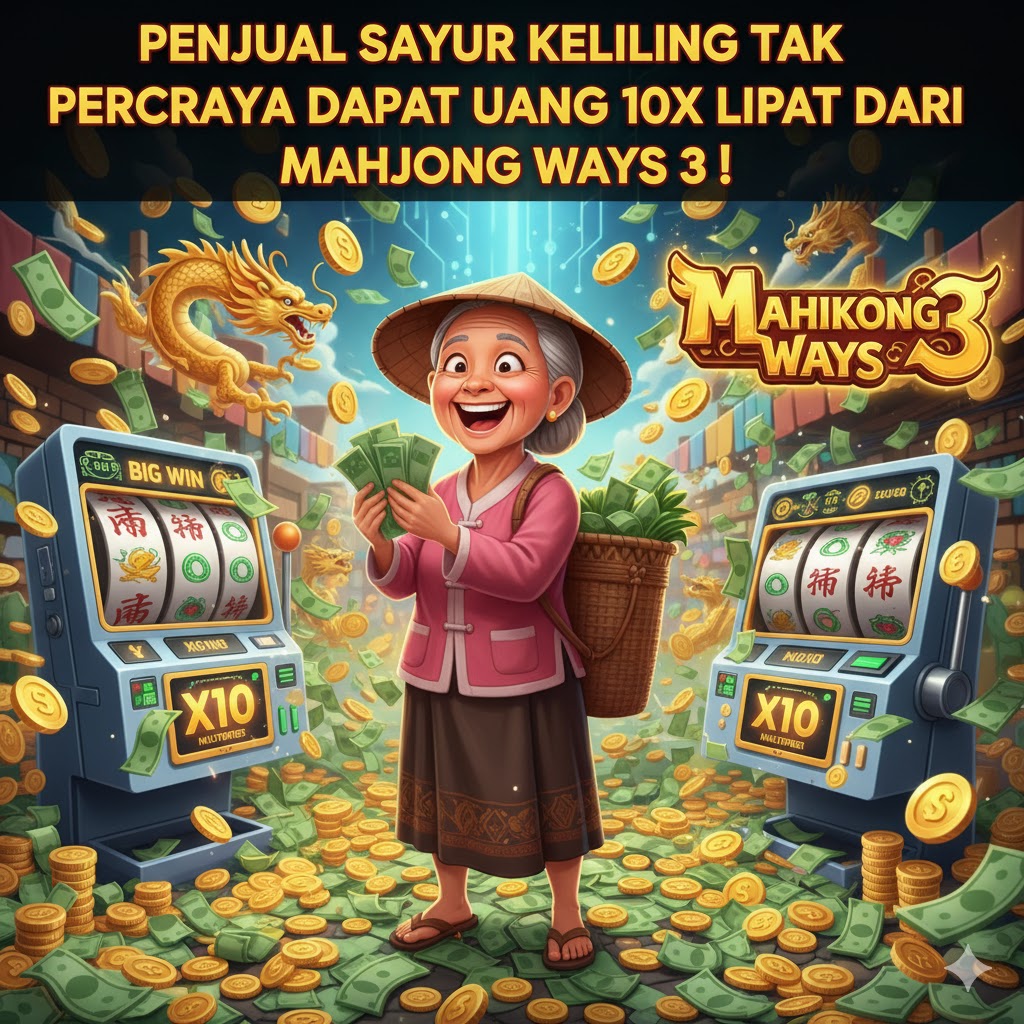 Penjual Sayur Keliling Tak Percaya Dapat Uang 10x Lipat Harga Dagangannya dari Mahjong Ways 3!