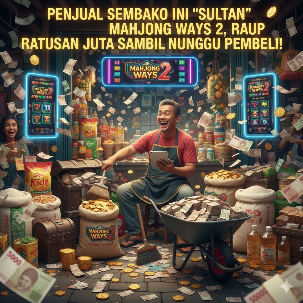 Ibu Penjual Sembako Ini Ternyata 'Sultan' Mahjong Ways 2, Raup Ratusan Juta Rupiah Sambil Nunggu Pembeli!